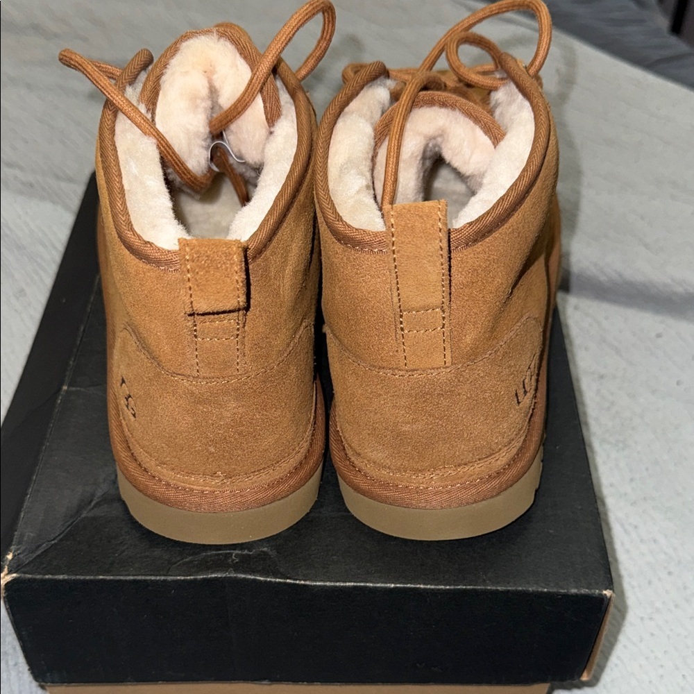 UGG Tan Suede Men's Boots - Picture 2 of 3
